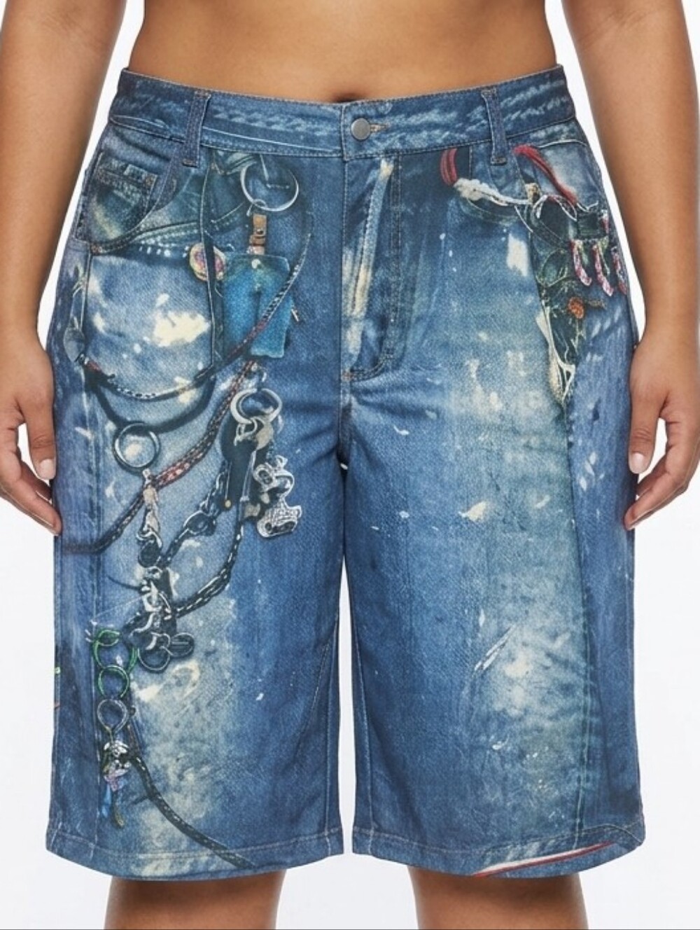 NWT Kreamy Wide Leg Shorts